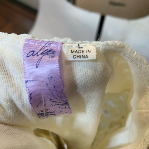 Francesca's Alya Lace Fit & Flare Mini Babydoll Dress - Picture 5 of 6